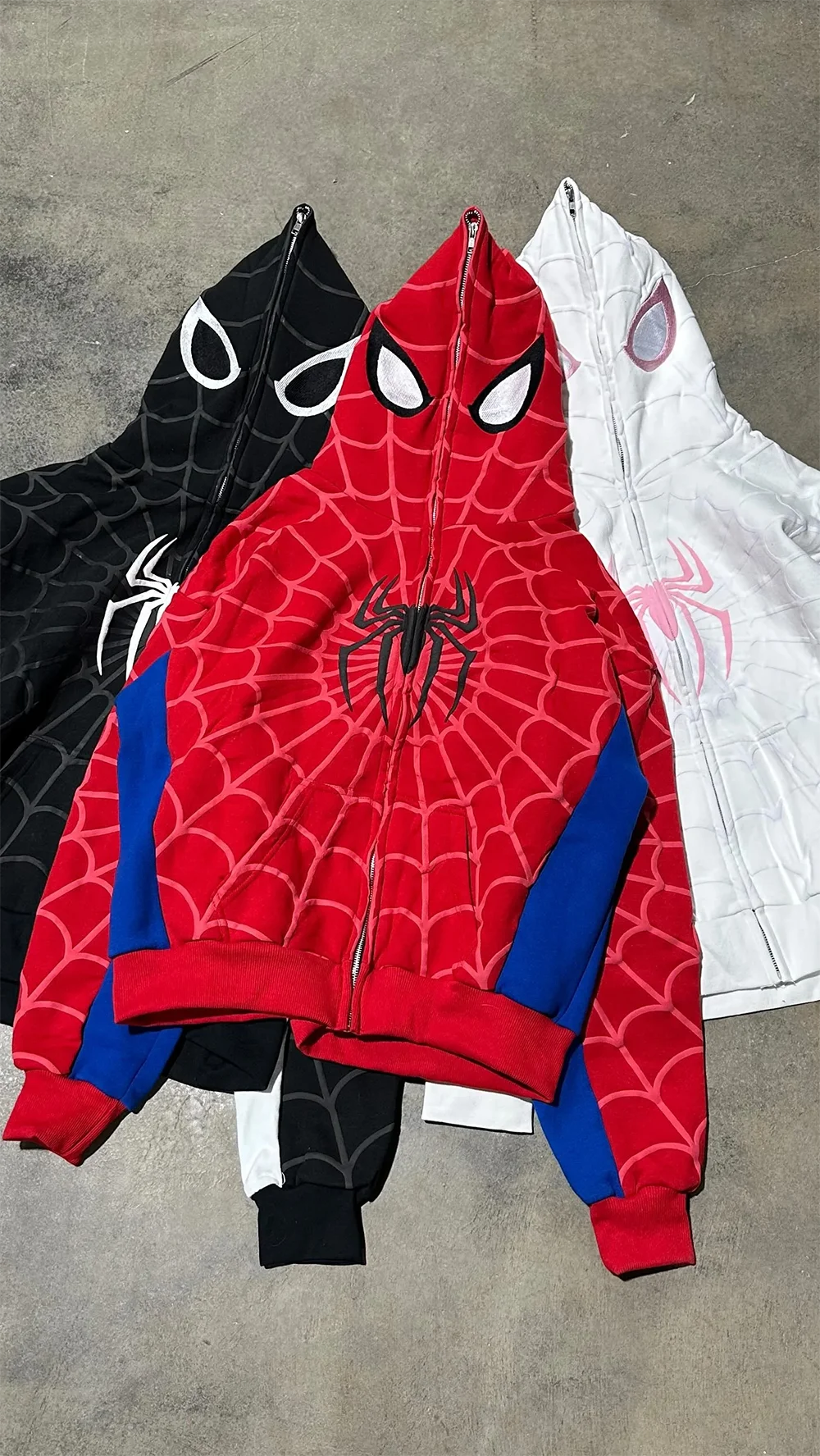 Men Spider Print Hoodies Women – Embroidery Zip Up Hoodie recenzja i cena