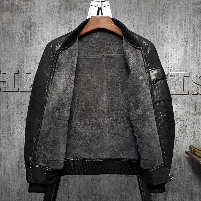 Denny&Dora Men's Shearling Coa – Embroidery Australia recenzja i cena