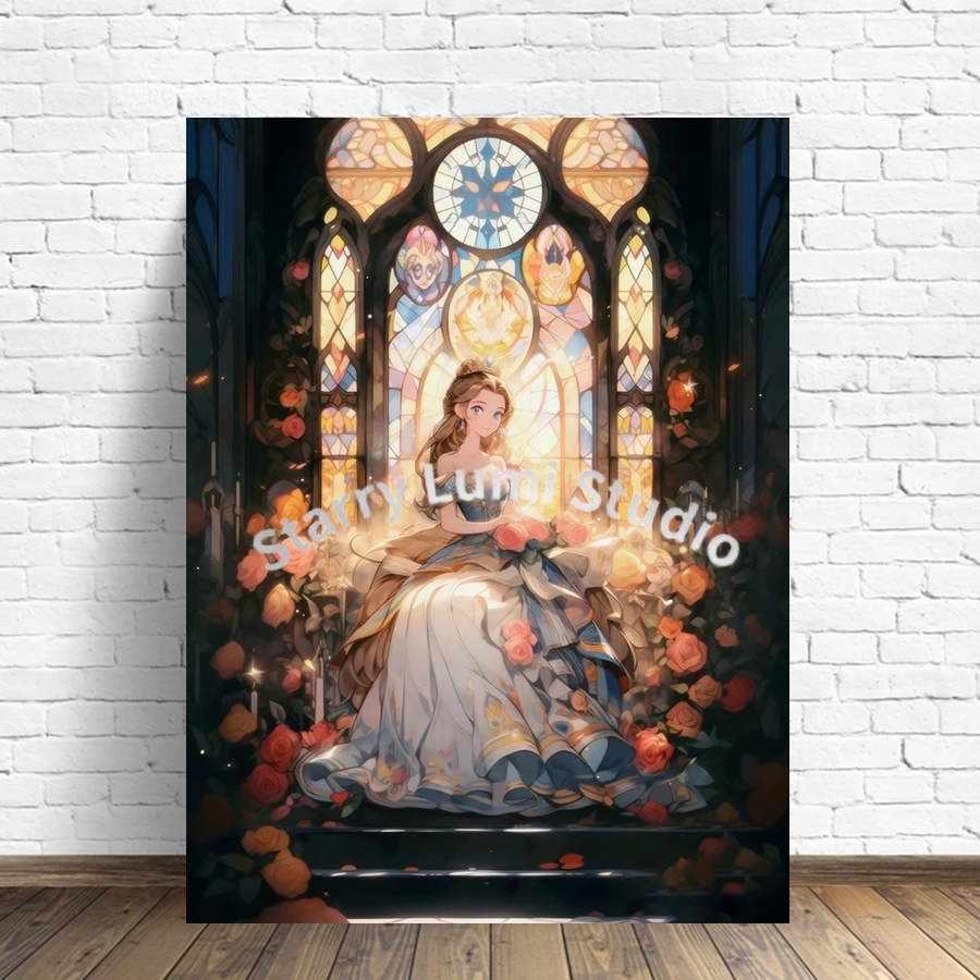 Cute Cinderella Castle 5D Full – Embroidery Kit Set recenzja i cena