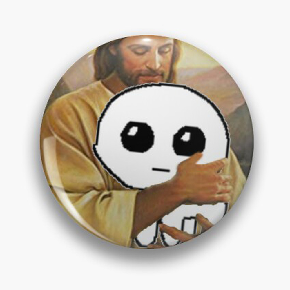 Jesus I Saw That Tinplate Pins – Embroidery Letter M recenzja i cena