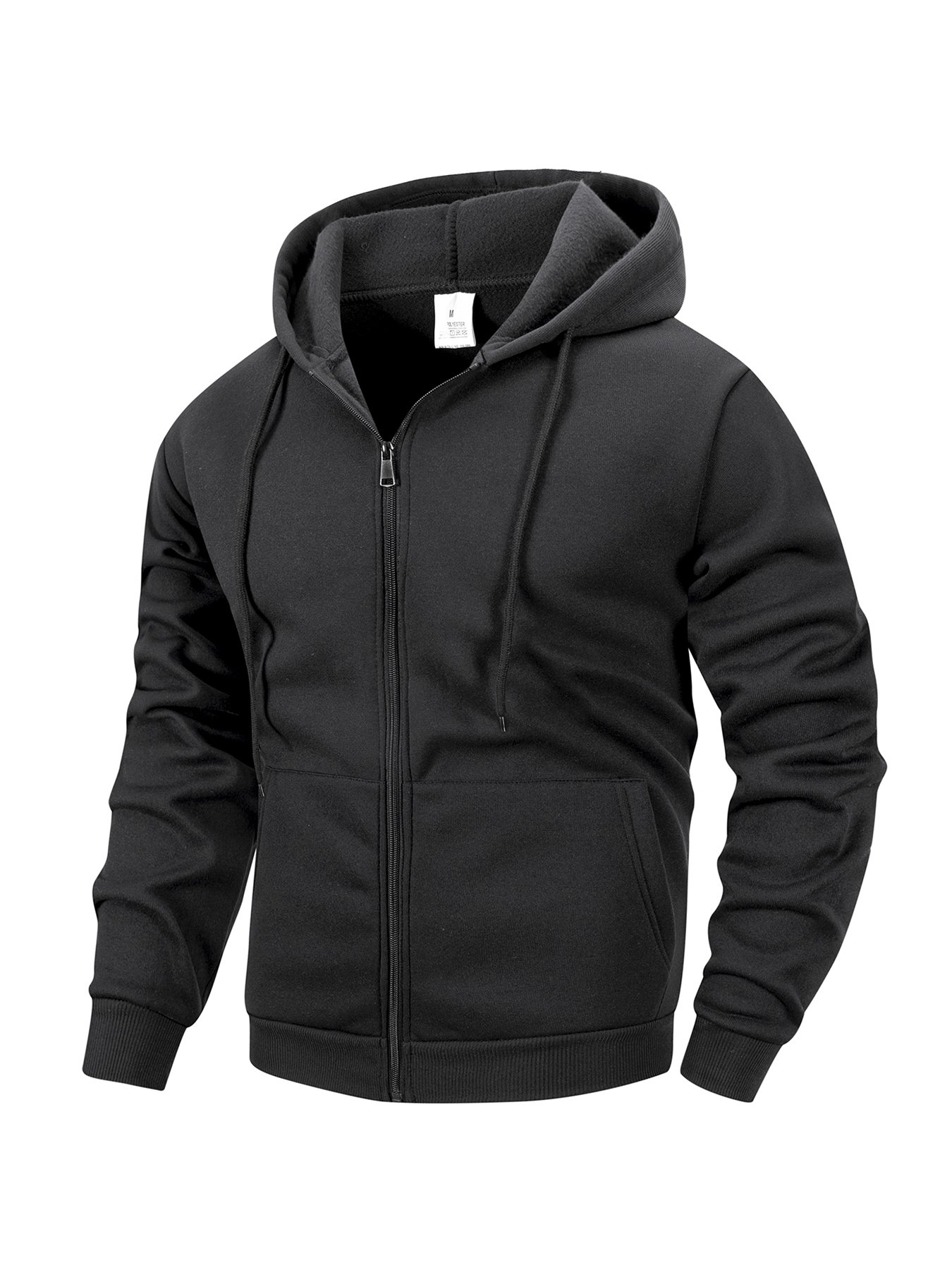 Men's Zip Hoodie Jacket Hooded – Embroidery Zip Up Hoodie recenzja i cena