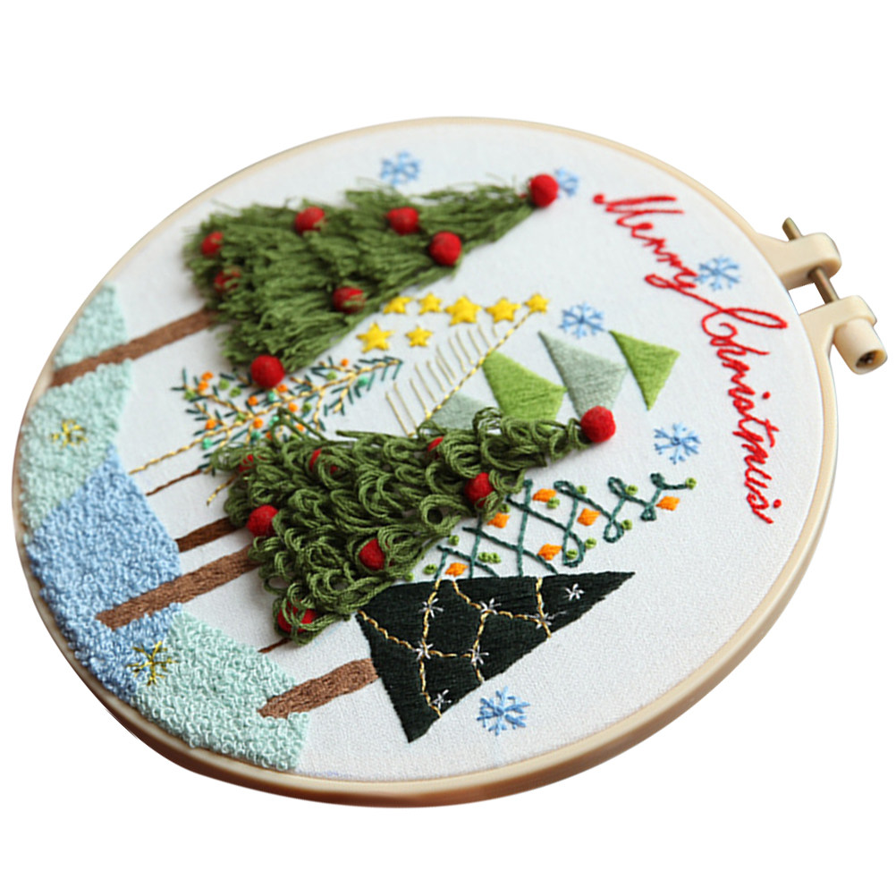 Christmas Embroidery DIY Kit S – Embroidery Xmas Tree recenzja i cena