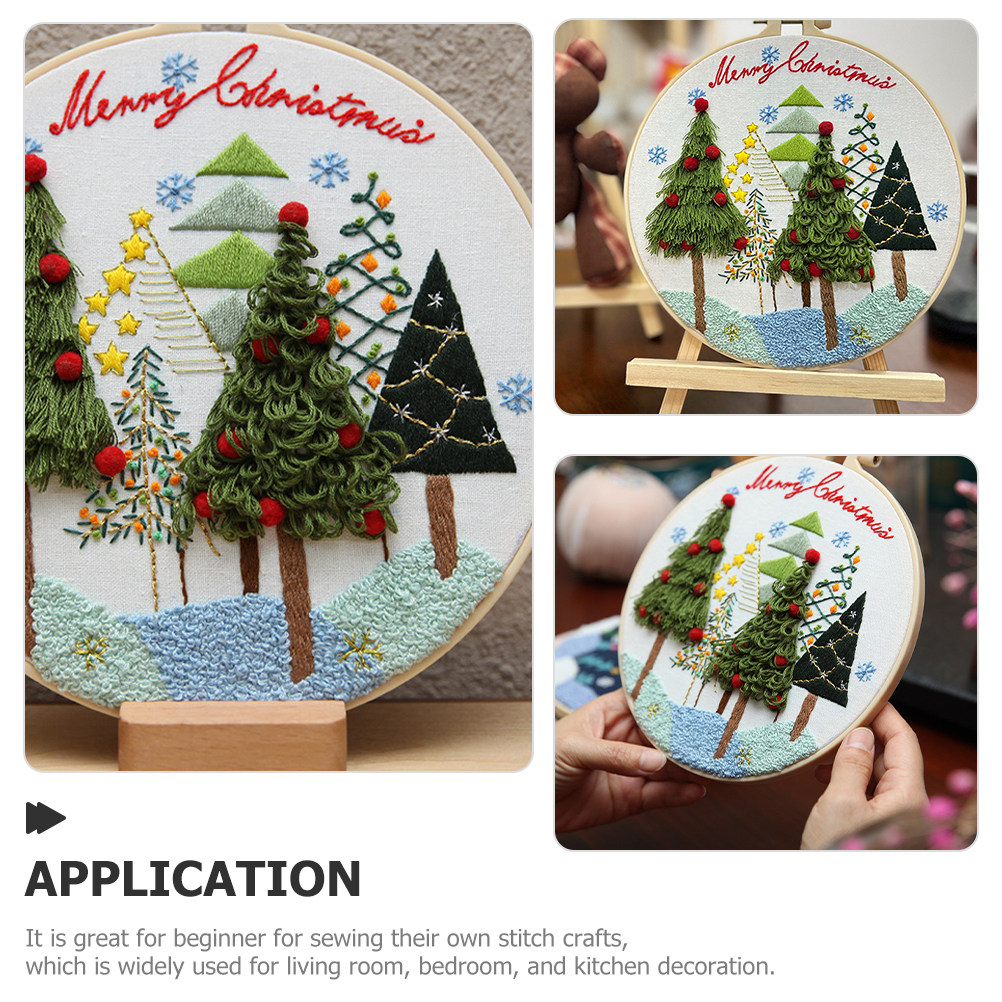 Christmas Embroidery DIY Kit S – Embroidery Xmas Tree recenzja i cena