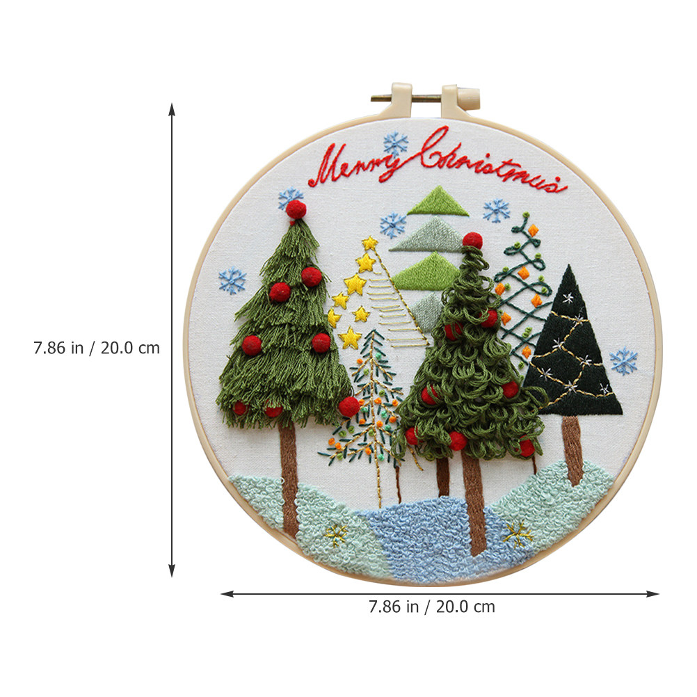 Christmas Embroidery DIY Kit S – Embroidery Xmas Tree recenzja i cena
