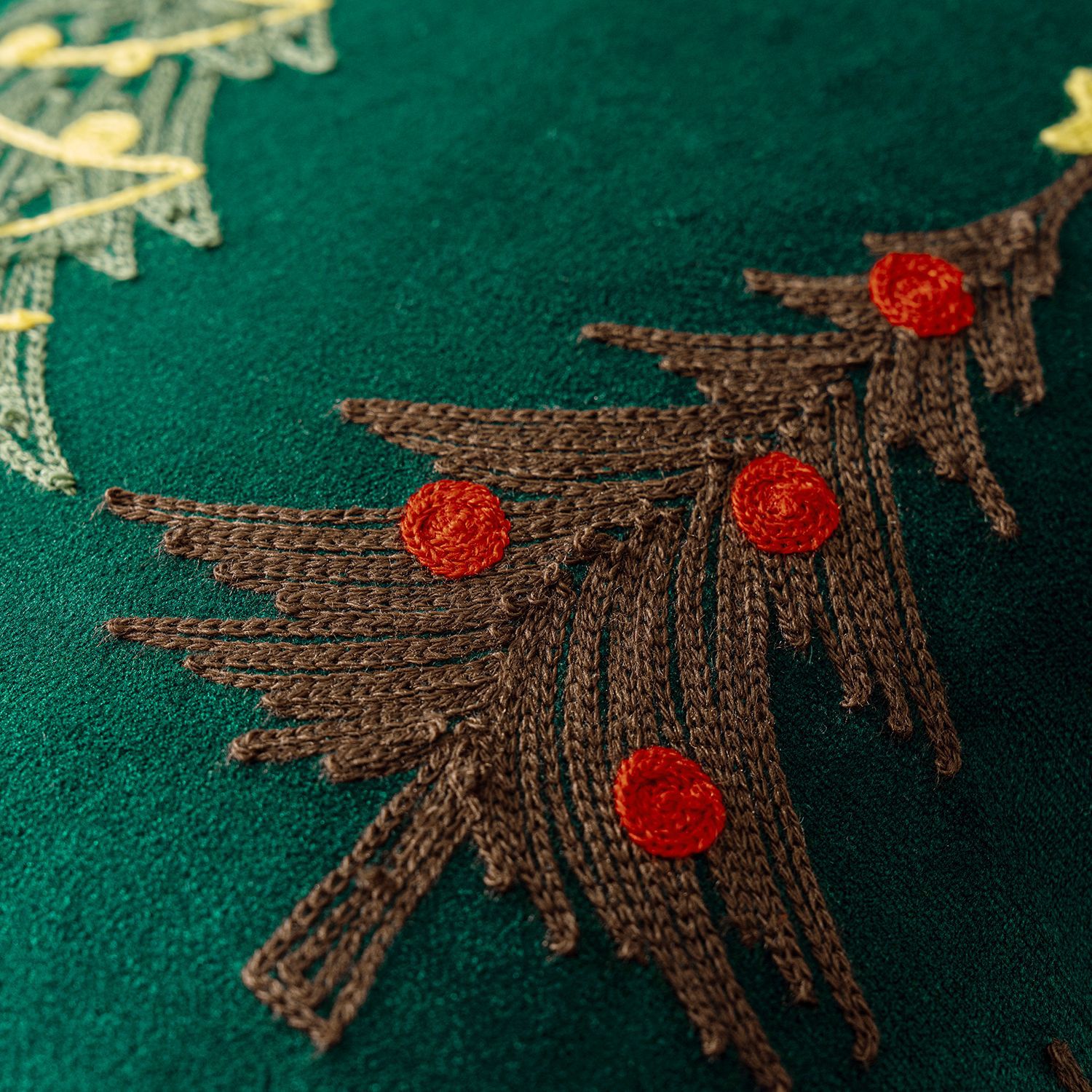 1pc Embroidery Cushion Cover C – Embroidery Xmas Tree recenzja i cena