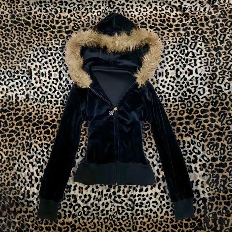 Hoodie Coat Women Punk Hooded  – Embroidery Zip Up Hoodie recenzja i cena