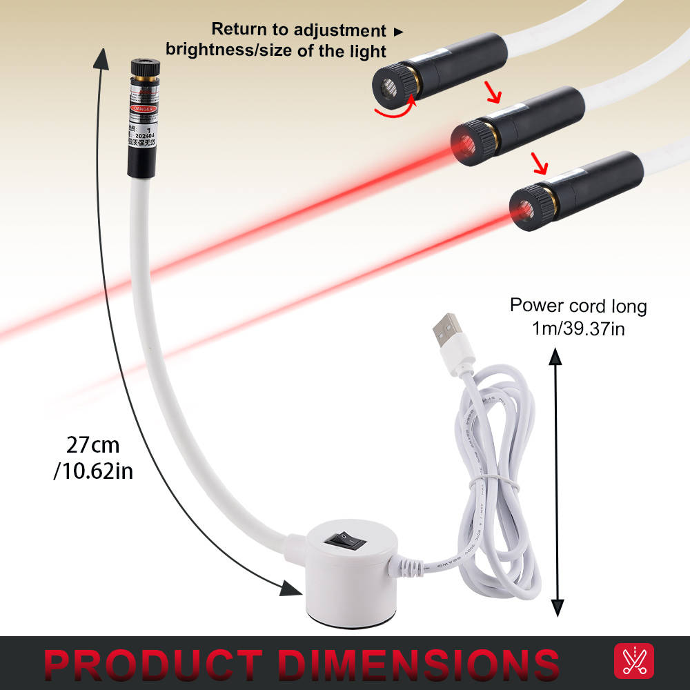 USB positioning light Infrared – Embroidery Job recenzja i cena