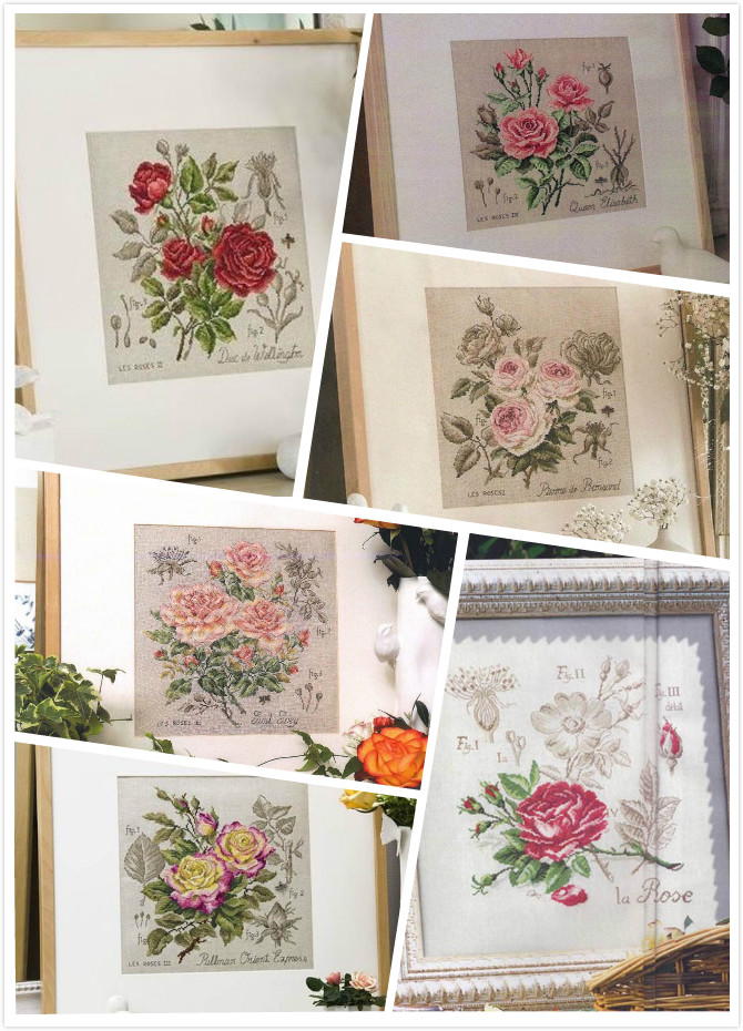 Dfea-Flower Series Rose Cross  – Embroidery Job recenzja i cena