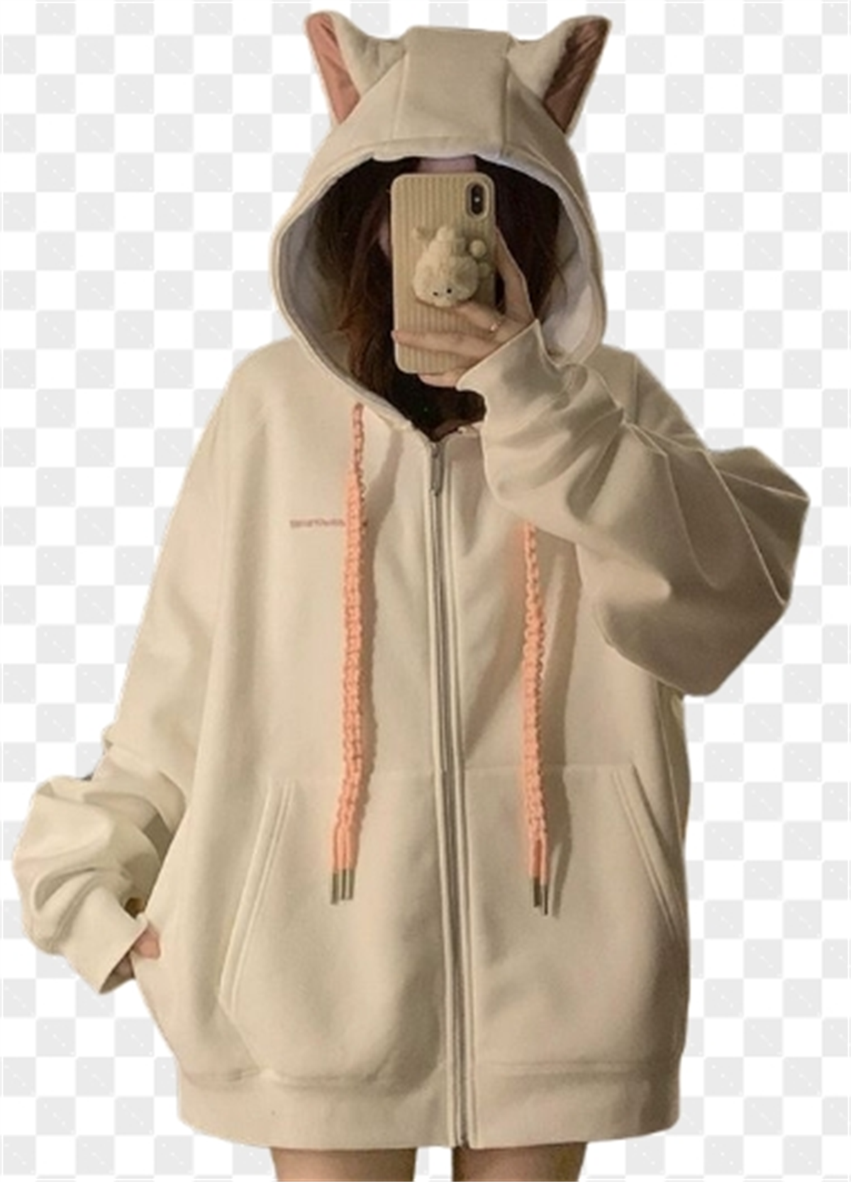 2025 Cute Girls Spring And Aut – Embroidery Zip Up Hoodie recenzja i cena