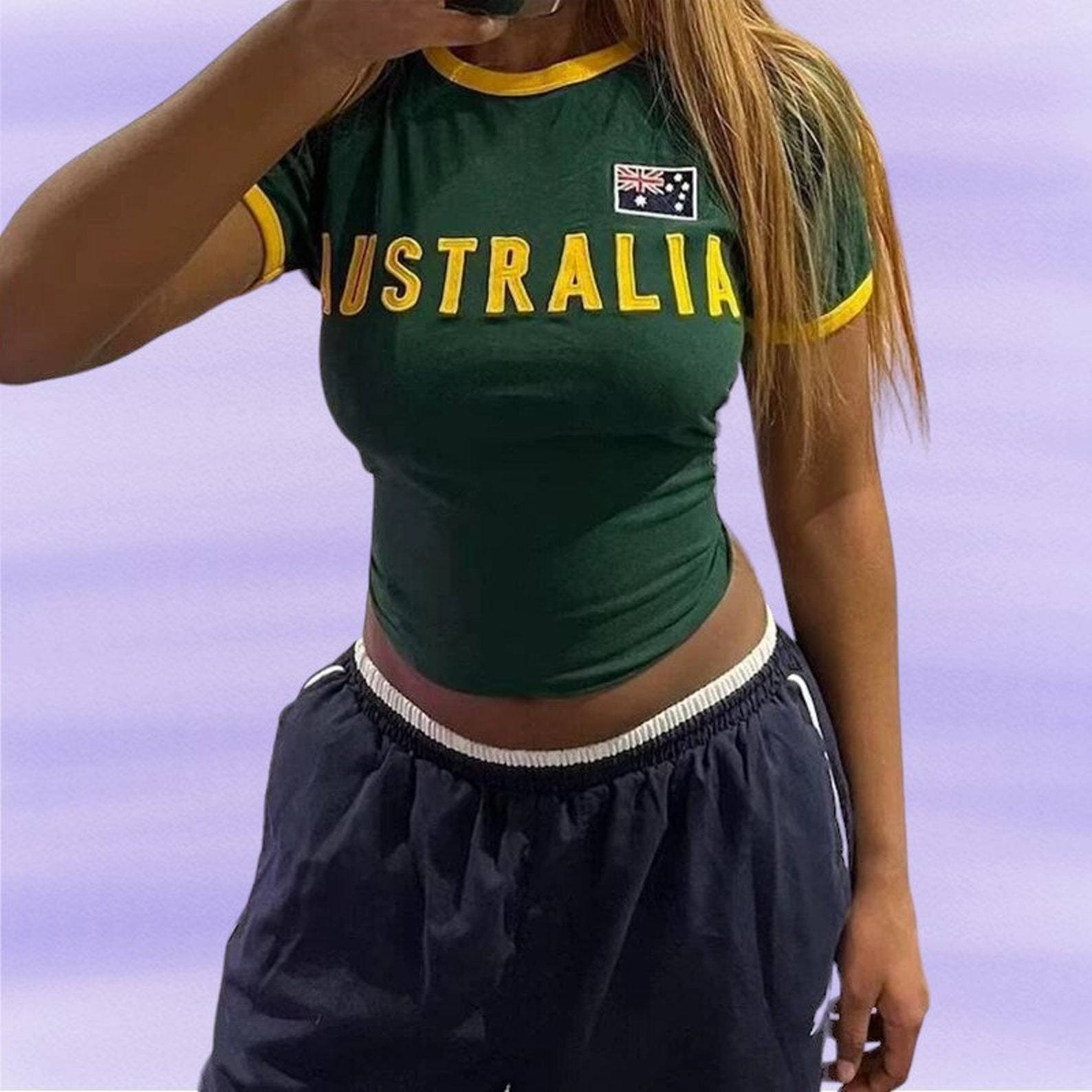 Y2k Aesthetic Women Australia  – Embroidery Australia recenzja i cena