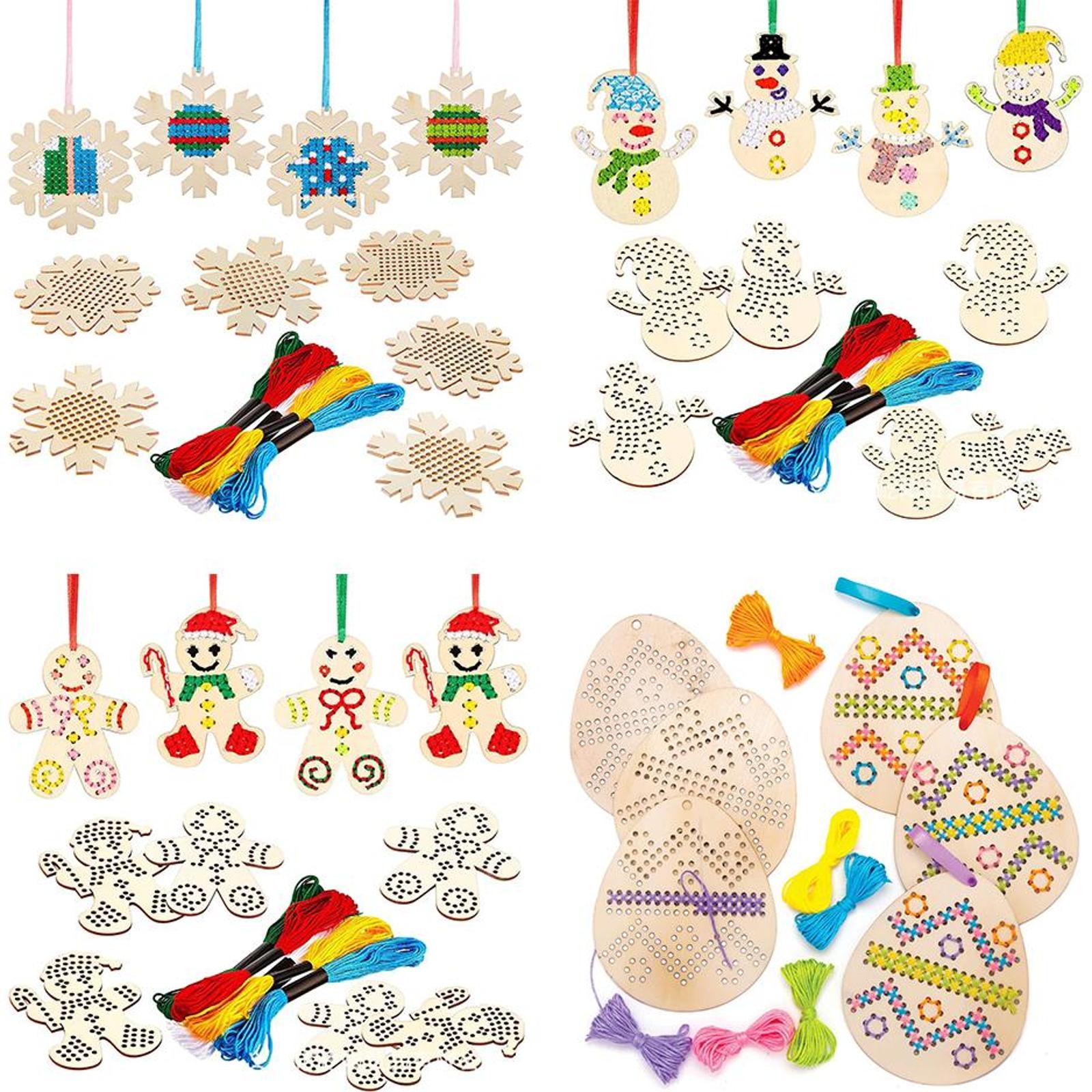 Cross Stitch Hanging Pendant E – Embroidery Xmas Tree recenzja i cena