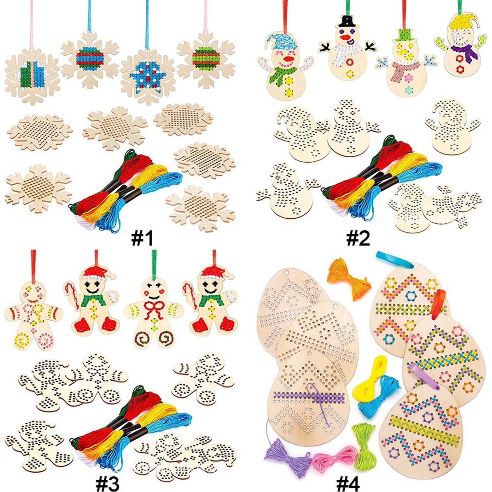 Cross Stitch Hanging Pendant E – Embroidery Xmas Tree recenzja i cena