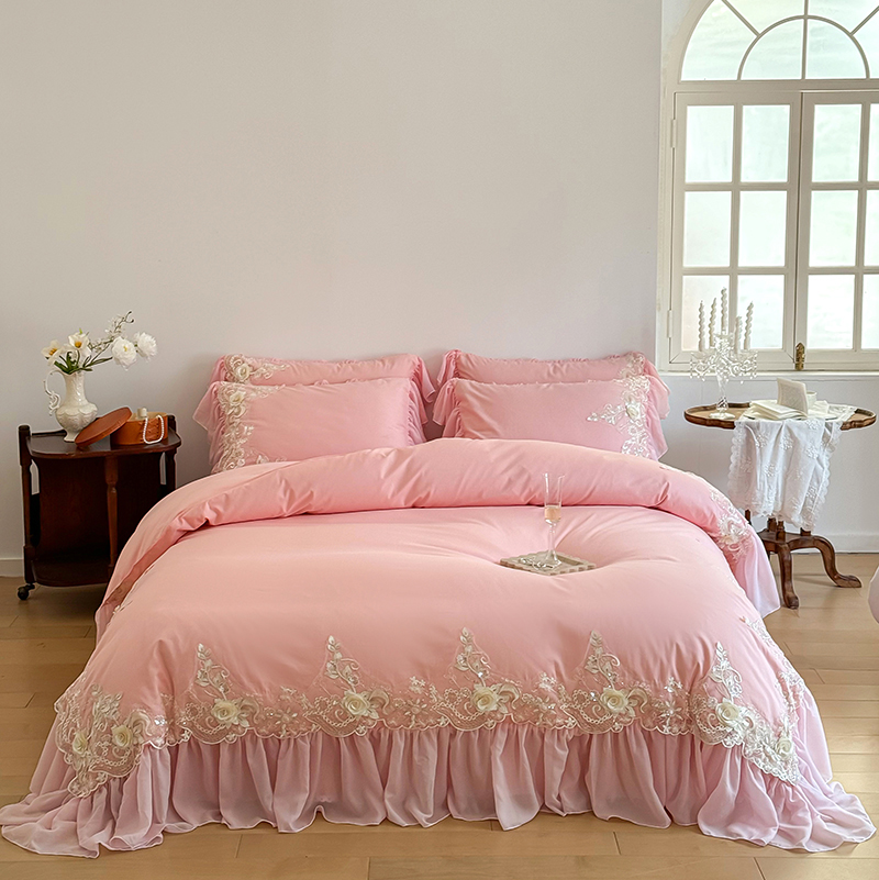 Elegant Lace Rose Embroidery B – Embroidery Quilt Cover recenzja i cena