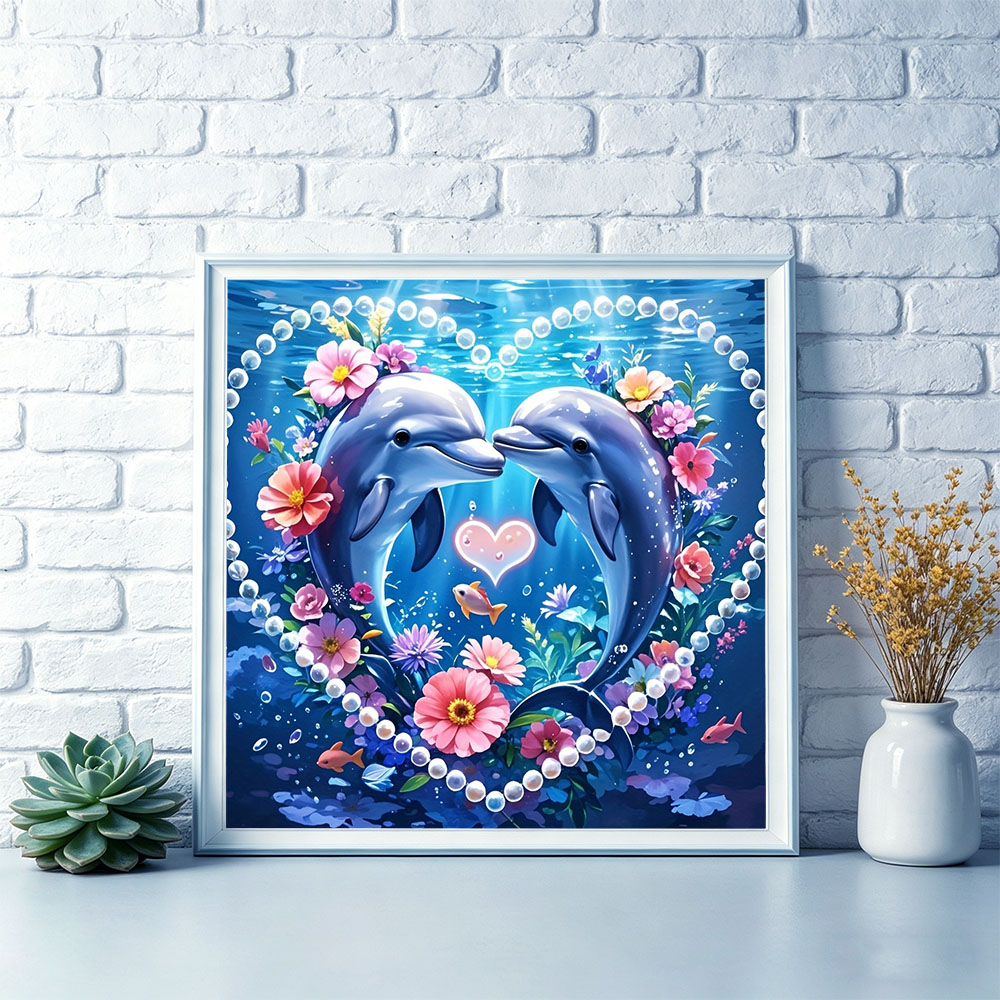HUACAN Cross Stitch Sets Dolph – Embroidery Job recenzja i cena