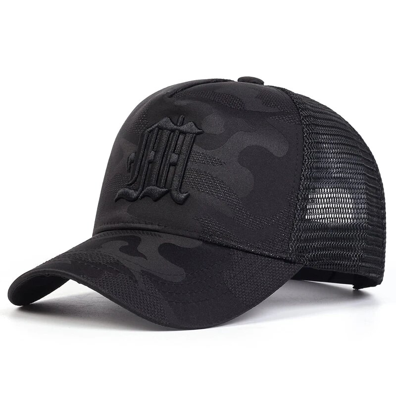 Fashion M Letter Camouflage Em – Embroidery Letter M recenzja i cena