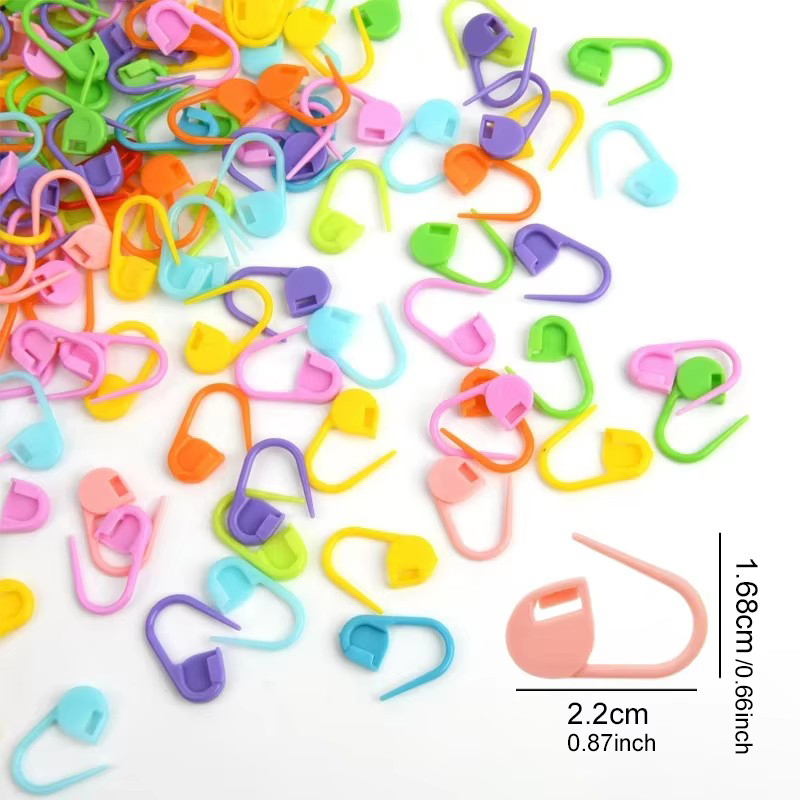 100pcs Colored Small Clip Sewi – Embroidery Needles recenzja i cena