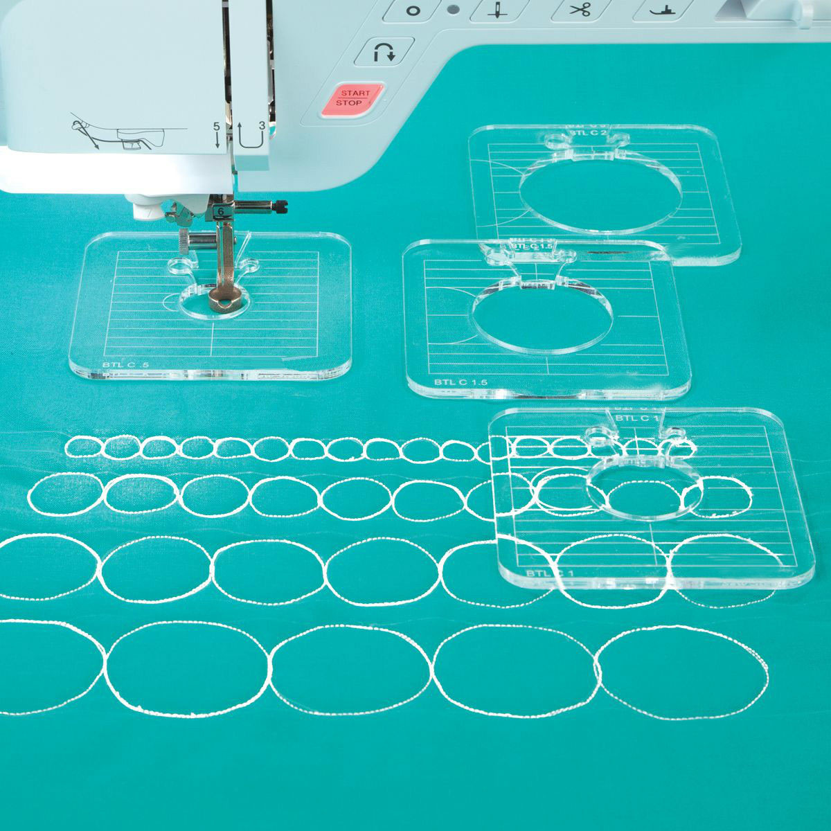 5Pcs Quilting Templates for Lo – Embroidery Zig Zag Stitch recenzja i cena