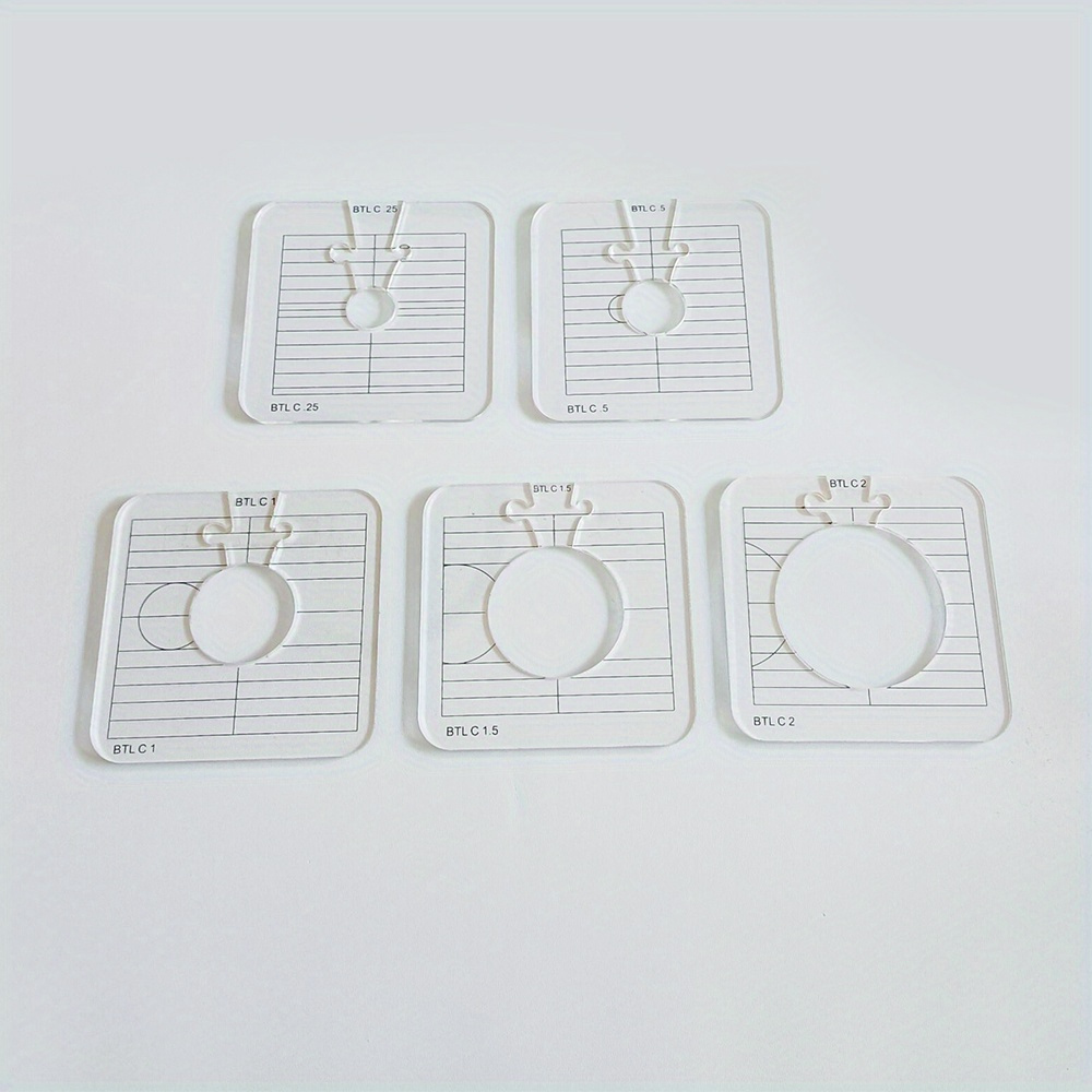 5Pcs Quilting Templates for Lo – Embroidery Zig Zag Stitch recenzja i cena