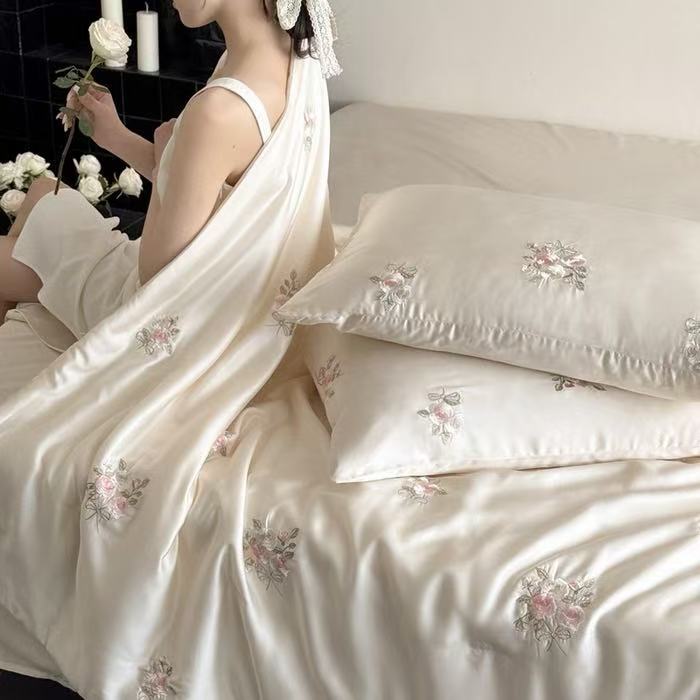Luxury France Style Lyocell Fi – Embroidery Quilt Cover recenzja i cena