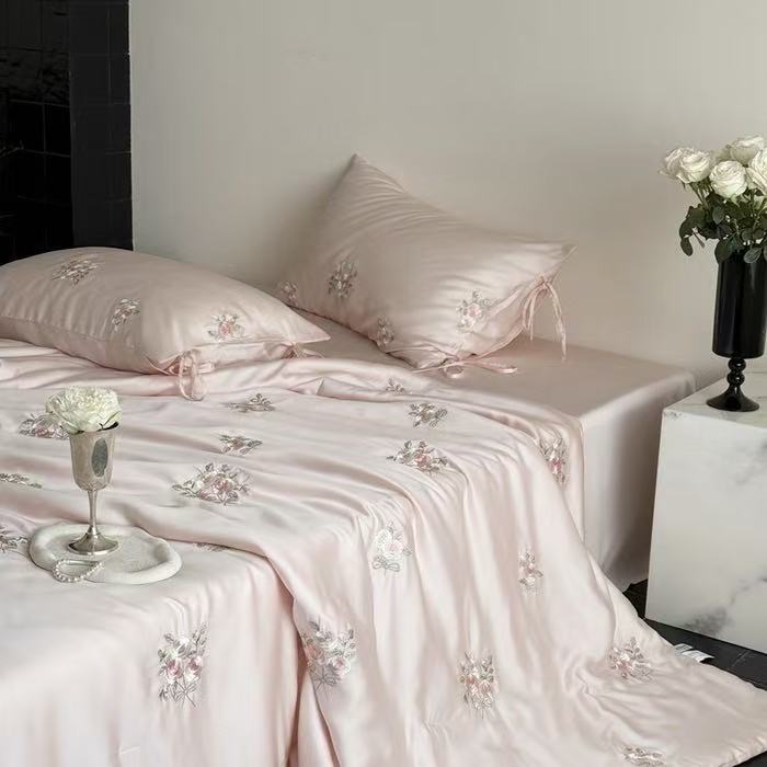 Luxury France Style Lyocell Fi – Embroidery Quilt Cover recenzja i cena