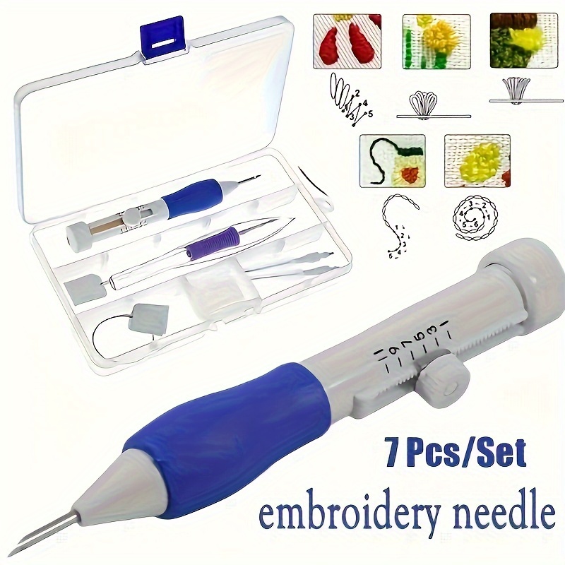 7-Piece Embroidery Punch Needl – Embroidery Needles recenzja i cena
