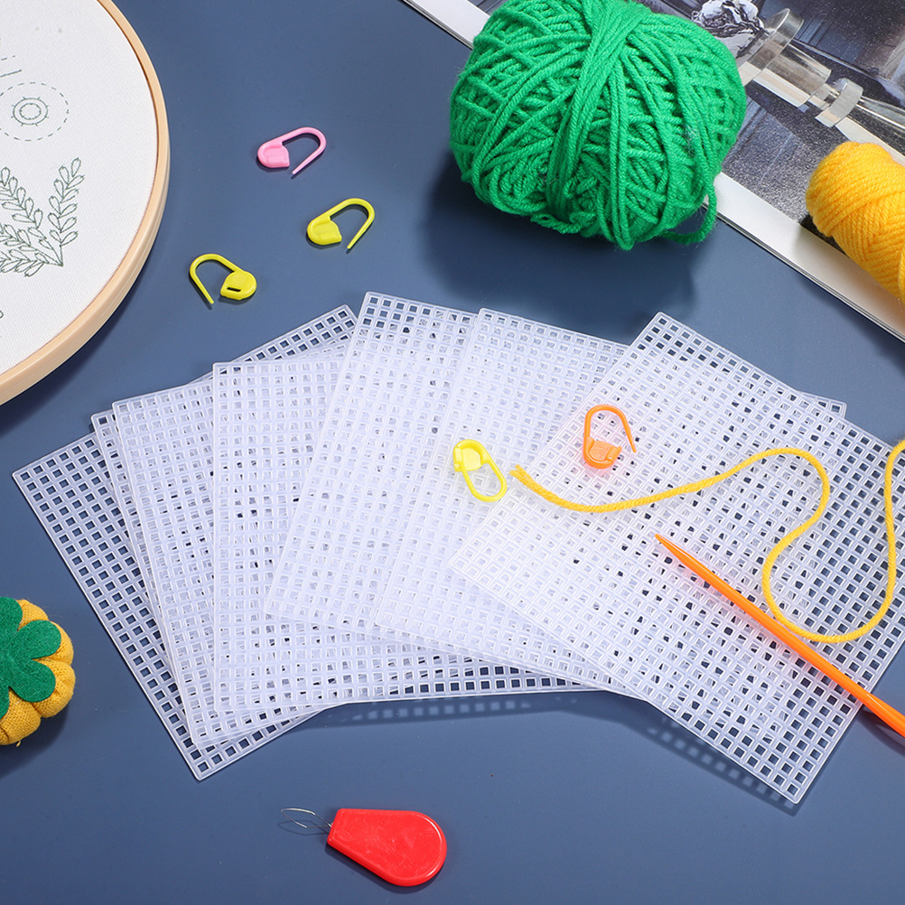 10pcs Cross Stitch Plastic Mes – Embroidery Paper recenzja i cena